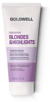 Produktbild von Goldwell Dualsenses Blondes & Highlights Toning Conditioner Purple 200ml