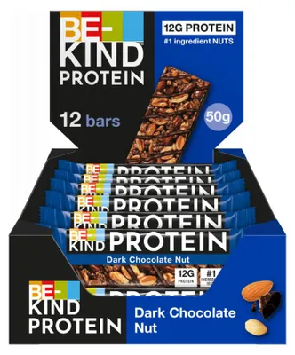 Produktbild von BE-KIND Protein Nut Bar (12x50g) Dark Chocolate Nut - Riegel - Protein-Riegel