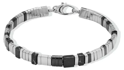 Image de Bracelet de perles pour hommes avec onyx MLJ578
