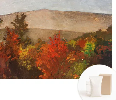 Obrázek produktu pro Samolepicí fototapeta – nástěnné malby do obývacího pokoje – 312 x 219 cm – dekorativní fólie na stěny – moderní design pro výzdobu stěn – tapety do interiérů – podzimní panorama
