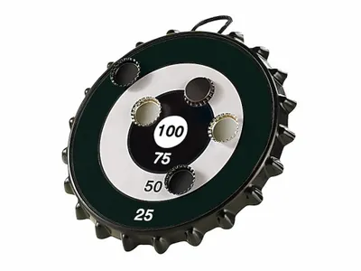 Produktbild von Playtastic Magnetisches Kronkorken-Dartspiel Dart Darten Spicker Magnet Kron Korken