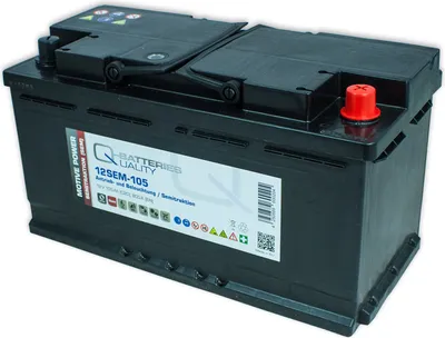 Produktbild von Q-Batteries 12SEM-105 12V 105Ah Semitraktionsbatterie