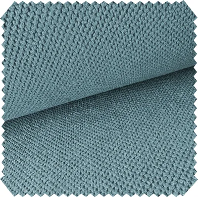 Produktbild von novely® CURTIS - Schwer Entzündbarer Möbelstoff - Wasserabweisender Polsterstoff mit Wabenstruktur - Pflegeleicht Meterware 1lfm - Farbe: 74 Blau Pastell