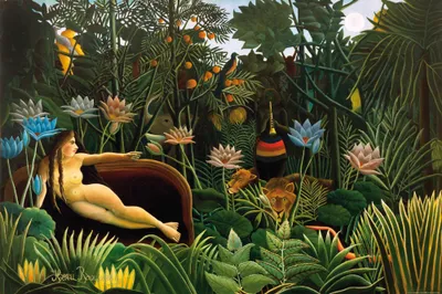 Zdjęcie produktu dla Obraz drukowany Henri Rousseau - Marzenie, 1910 (80 x 120 cm)