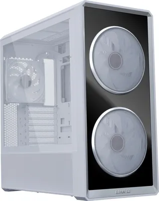 Produktbild von Lian Li Lancool 217 INF, Midi Tower, PC, Weiß, ATX, EATX, micro ATX, Mini-ITX, SSI EEB, Stahl, Gehärtetes Glas, Heimbüro