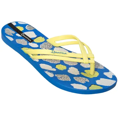 Produktbild von Ipanema Kinder Flip Flops Sommer Badelatschen Pantoletten Slides Blau/Gelb Gr.39