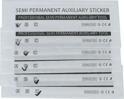 Zdjęcie produktu dla Profesjonalne, jednorazowe, półtrwałe naklejki do makijażu brwi, narzędzie do tymczasowego "tatuażu" brwi
