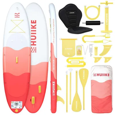 Productafbeelding van Opblaasbaar Supboard 10’ Omvormbaar tot Kajak. Stand Up Paddle Board, tot 130 kg