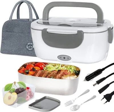 Produktbild von Elektrische Lunchbox 15L, 304 Edelstahl, Grau, 12V/220V
