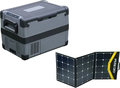 Produktbild von Kompressor-Kühlbox Pro-Line bis -22° C, 12/24 V (60 l) + Solarpanel