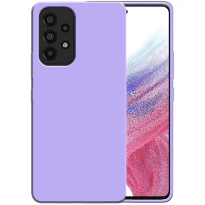 Image de Smartphonica Étui en silicone pour Samsung Galaxy A53
  etui 5G avec intérieur souple - Violet