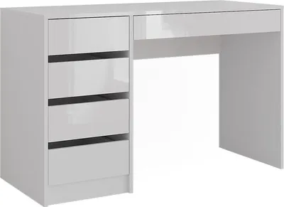 Produktbild von Schminktisch Vicco Sherry Weiß/Weiß Hochglanz 119.8 cm 4 Teile, Model 57611