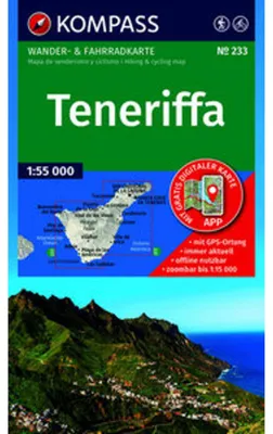 Produktbild von KOMPASS Wanderkarte 233 Teneriffa 1:50.000