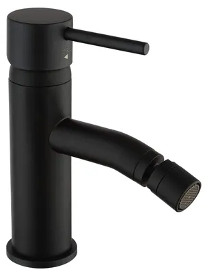 Einhebel-Bidetarmatur Messing schwarz matt, wassersparend