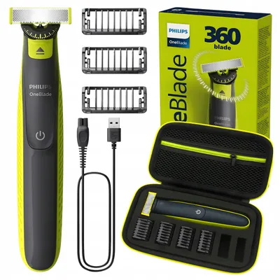 Produktbild von Philips OneBlade 360 QP2724/23 – Rasierer und Trimmer – Wet & Dry – mit Reiseetui