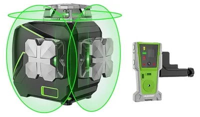 Image de Niveau laser 3D Huepar à 12 lignes, fonction d'auto-nivellement, conception étanche à l'eau et à la poussière, SET-2