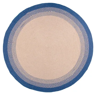 Produktbild von In- & Outdoor Teppich Rund - Florence Blau