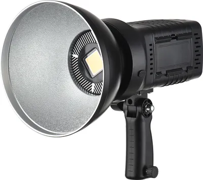 Produktbild von 150W COB Studiolicht LED Videolicht Fotografie Licht 5500K Farbtemperatur CRI 96 Dimmbare Helligkeit 0%-100% mit Farbfiltern Fernbedienung NP-F Serie Akku Netzteil Netzteil fuer Live Stream Studiofotografie Outdoor Fotografie Portrait
