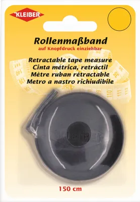 Produktbild von KLEIBER Schneider-Rollmaßband 150 cm schwarz