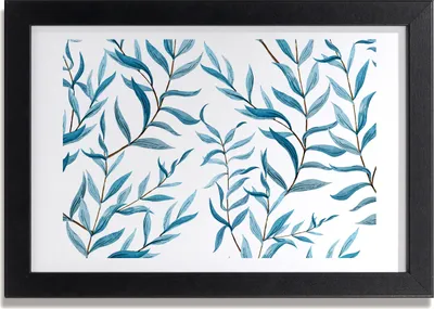 Produktbild von Bild 30x20 MDF-Rahmen, Wandkunst Blätter