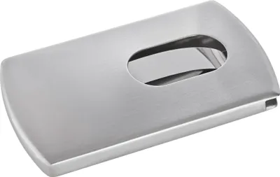 Zdjęcie produktu dla Etui na wizytówki SIGEL VZ120 Snap - 101 x 60 x 13 mm, srebrne