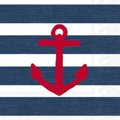 Produktbild von Serviette "Anchor blue"