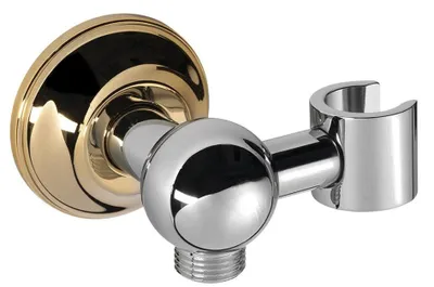 Produktbild von Sapho ANTEA Duschanschluss mit Brausehalter, Chrom/Gold