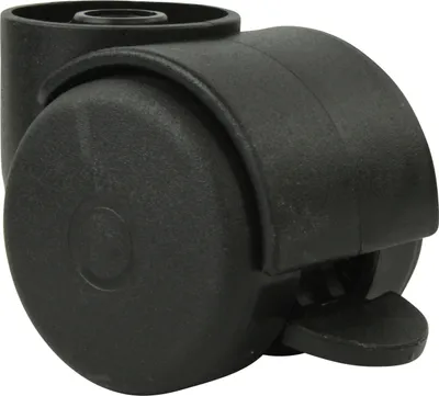 Produktbild von Stuhlrolle weichbodenrolle Bürostuhl Ø 50 mm Kunststoff 150 kg Lenkrolle Rolle mit Bremse