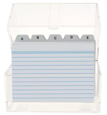 Produktbild von Karteikasten DIN A6 & 100 Karteikarten + Register