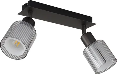 Produktbild von GLOBO 54456-2, Schwarz, Glas, Metall, IP20, I, E14, 25 W
