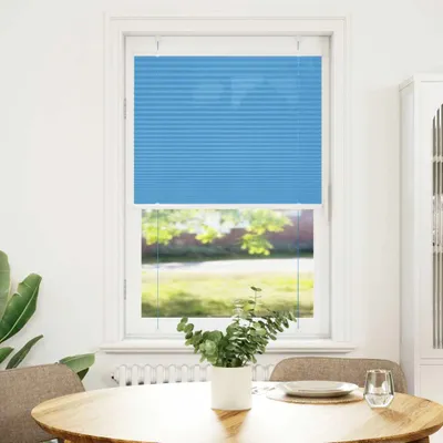 Produktbild von vidaXL Plissee Blau 80x150 cm Stoffbreite 79,4 cm Polyester