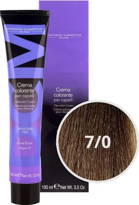 Produktbild von DCM Hair Color Cream Ammonia Free 7-0 Natural 100ml