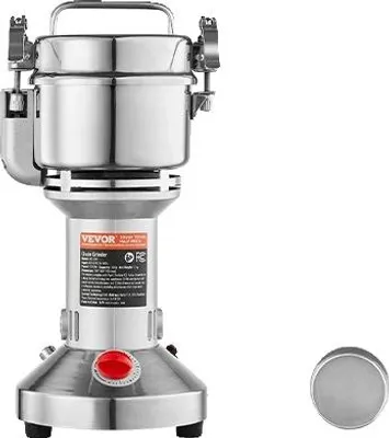Produktbild von Elektrische Getreidemühle, Schwenkdesign, ultrafeine Mahlfähigkeit, 300g 1400w aufrecht