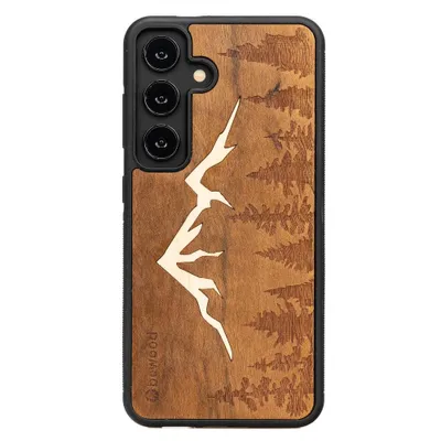 Produktbild von Bewood Holzhülle für Samsung Galaxy A55 5G MOUNTAINS IMBUIA