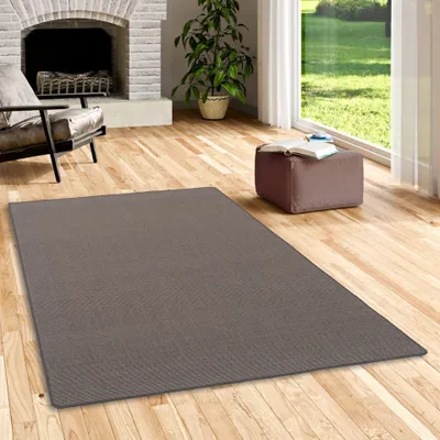 Produktbild von Sisal Natur Teppich Dekowe Anthrazit, Größe:200x200 cm