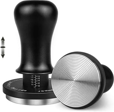 Produktbild von Espressostamper 58mm Edelstahl schwarz