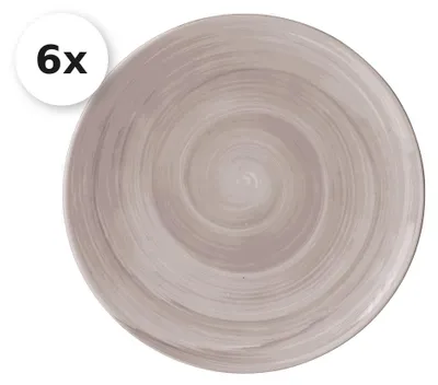 Produktbild von 6er Set Dessertteller 21,5cm Valencia braun