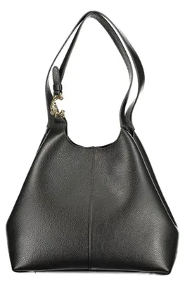 Produktbild von Damenhandtasche Schwarz mit Details & Innentasche