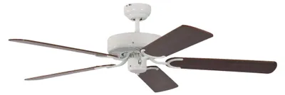 Obrázok produktu pre Stropný ventilátor Potkuri biely / orech 132 cm s reťazou