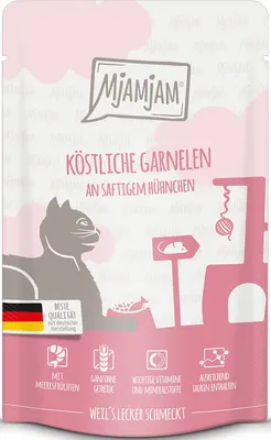 Produktbild von Mjamjam 125 g x 12 köstliche Garnelen und Hähnchen