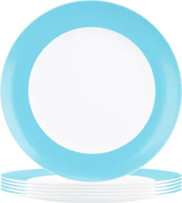 Produktbild von Seltmann Weiden Liberty Pure Colors Frühstücksteller ø 22,5 cm 6er Set - Lagoon Blue