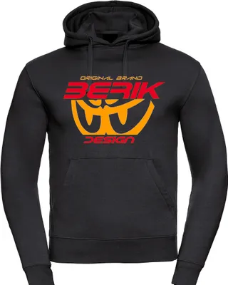 Zdjęcie produktu dla Berik The New Eye Hoodie, schwarz/orange/rot, 2XL