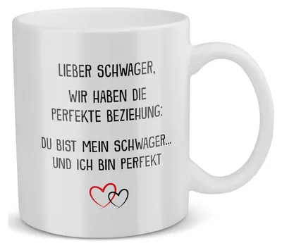 Produktbild von 22Feels Schwager Geschenk Hochzeit Männer Tasse Weihnachten Geburtstag Haferl Kaffeetasse Herrentag Geschenkidee