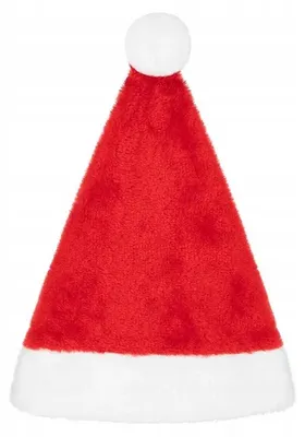 Produktbild von PartyPal Nikolausmütze Plüsch 50cm Weihnachtsmütze Festlich
