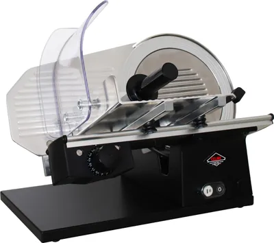Produktbild von Celme - EVOLUTION PRO 275 Aufschnittmaschine - Antihaftbeschichteter Stahl - 275 mm Klinge - 42×55×39 cm - Robustheit und Präzision - SCHWARZ