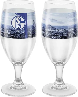 Produktbild von FC Schalke 04 S04 Pilsglas 2er-Set