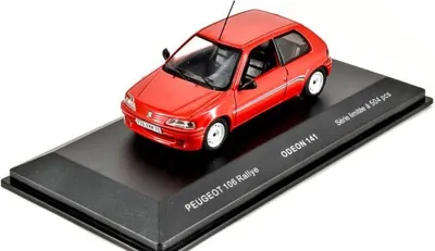 Produktbild von PEUGEOT 106 rallye 1 rot, ODE141, Maßstab1/43, ODEON