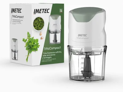 Immagine prodotto di Imetec TritaCompact Tritaverdure Elettrico 0,4 L Verde Bianco 350 W