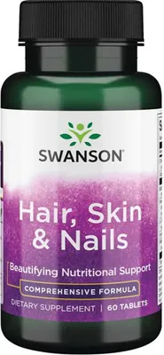 Produktbild von Haare, Haut & Nägel 60 Tabletten Swanson Health Products