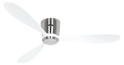 Immagine prodotto di Ventilatore da soffitto a risparmio energetico con telecomando Eco Plano Wood WiFi Cromo opaco / Bianco